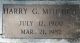 Harry G. Mitchell Headstone