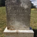 Headstone-Martha Ann Carter (nee McCann)