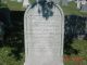 Headstone Johnann Reynolds (nee Whitelock)