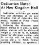 J Carlton Ritch-Dedication of New Kingdom Hall 