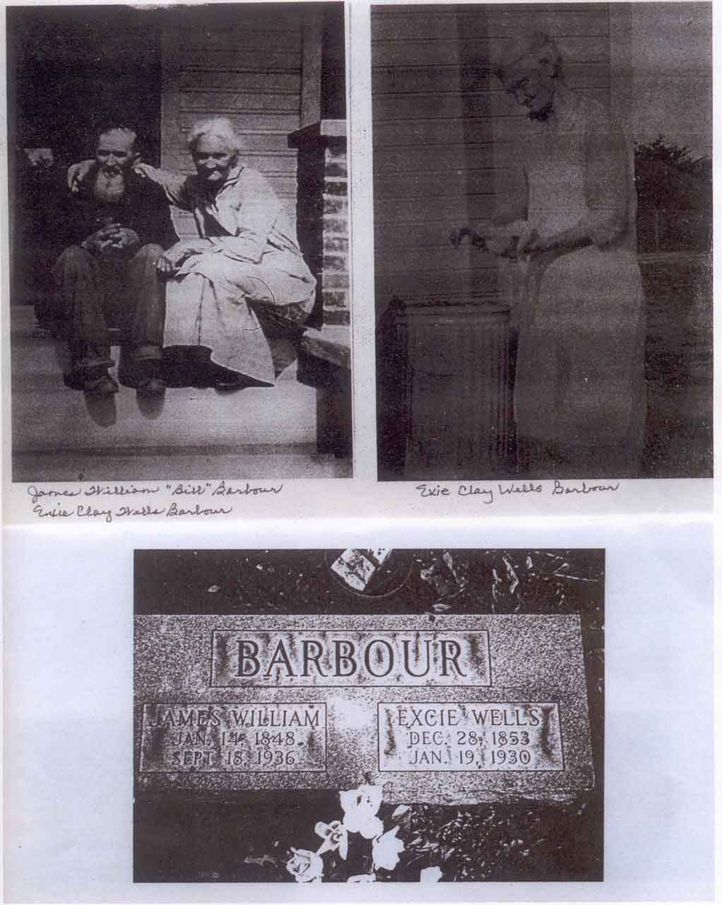 Photo
James William Barbour and his wife Excie Clay Wells

