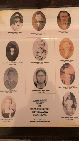 Ellen Rigney Family Photos of Briar Mountain, Pittsylvania Co., Virginia