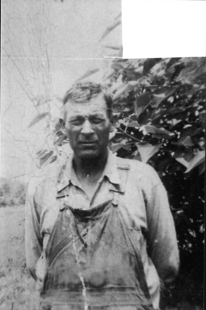 Charlie Wade Reynolds April 1888-Aug 1958; Taken on Charlie Wesley Wells Place, His Uncle